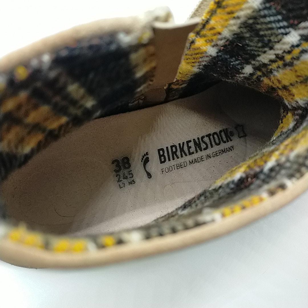 美品　ビルケンシュトック　メルローズ　サイドジップ　ブーツ　ベージュ　24.5