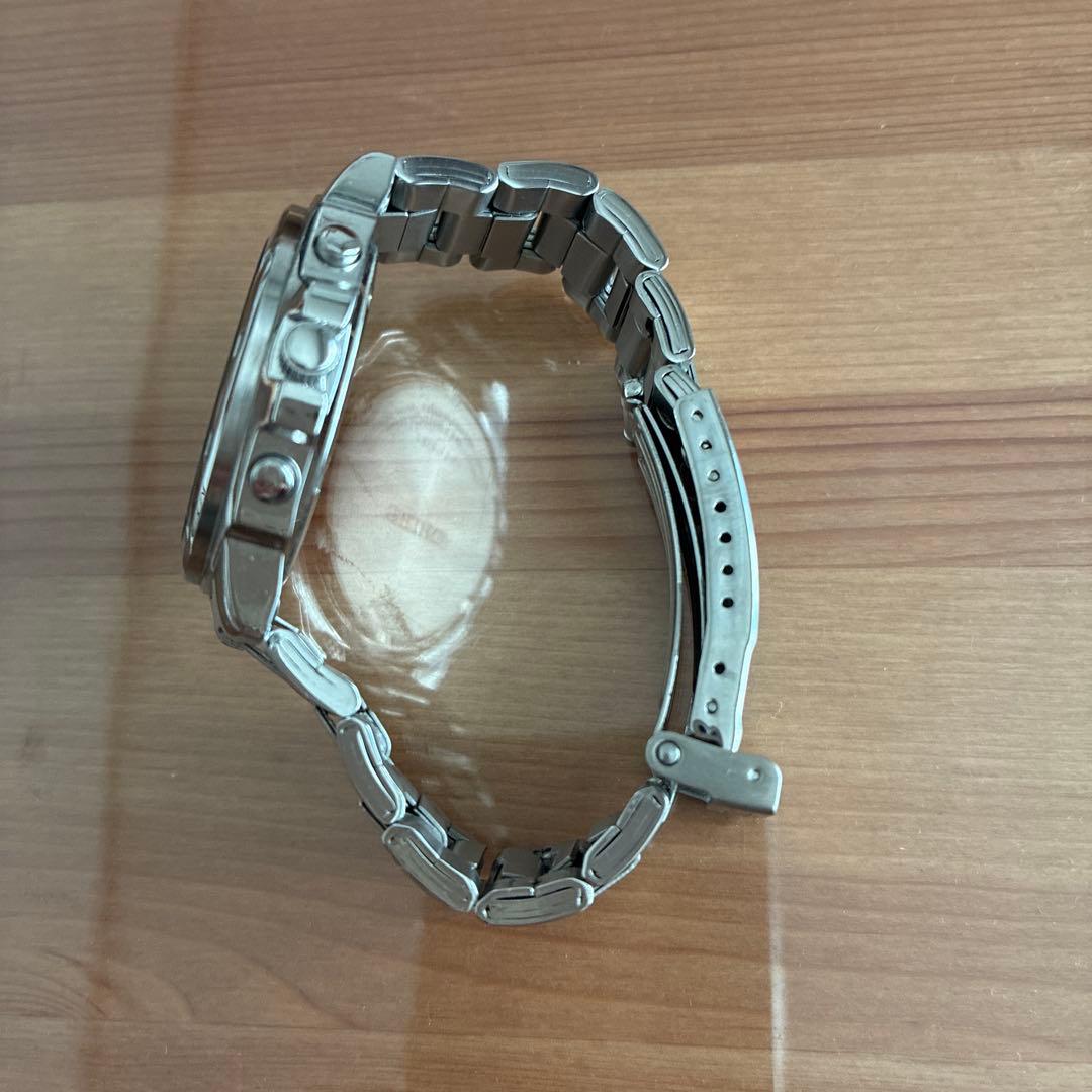 SEIKO SND193P1 クロノグラフ ブルー　青　逆輸入品