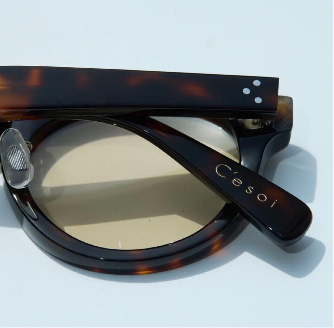 完売品　C'esoi べっ甲 ラウンド型 サングラス