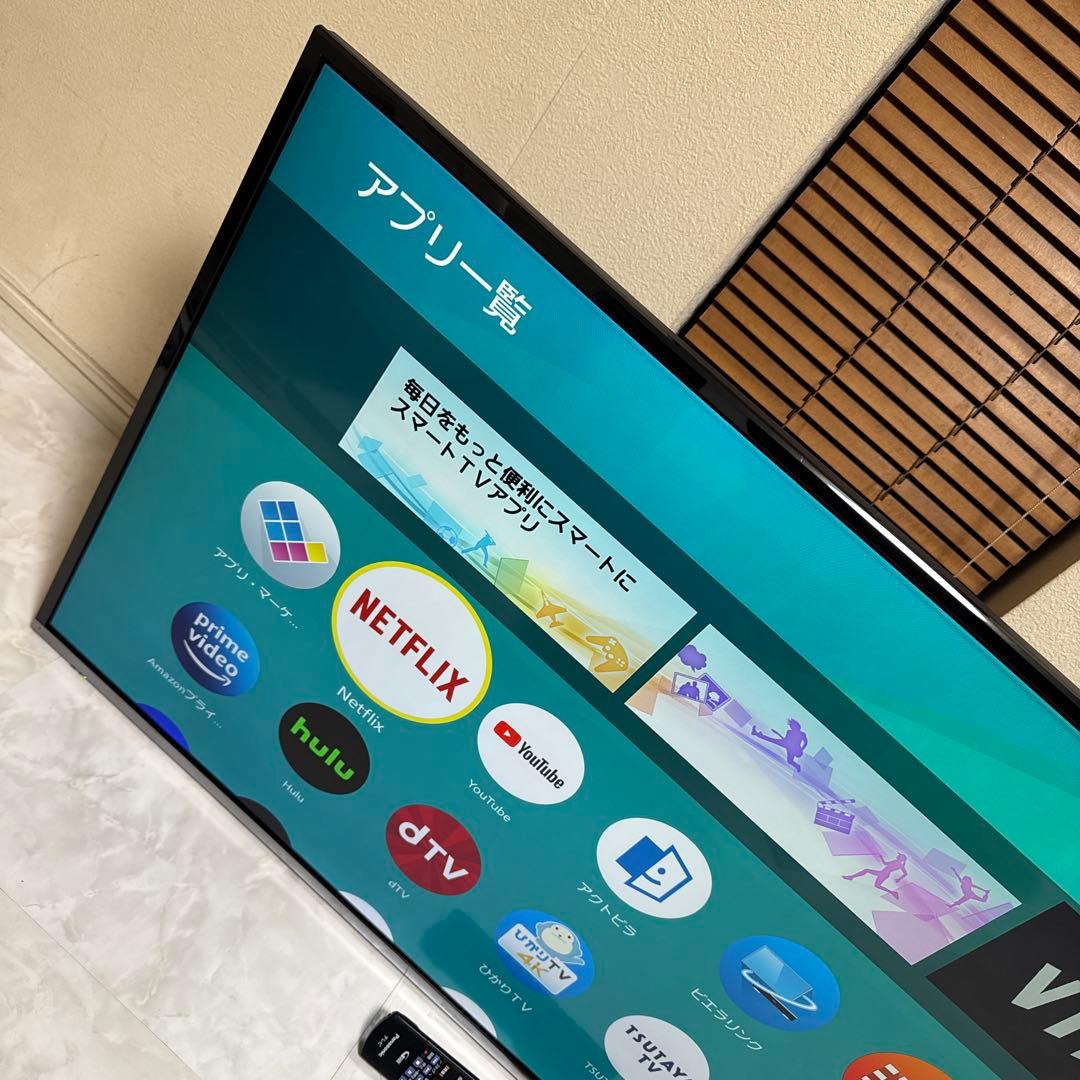 Panasonic VIERA 49V型 4K液晶テレビ スマートTV 外付対応