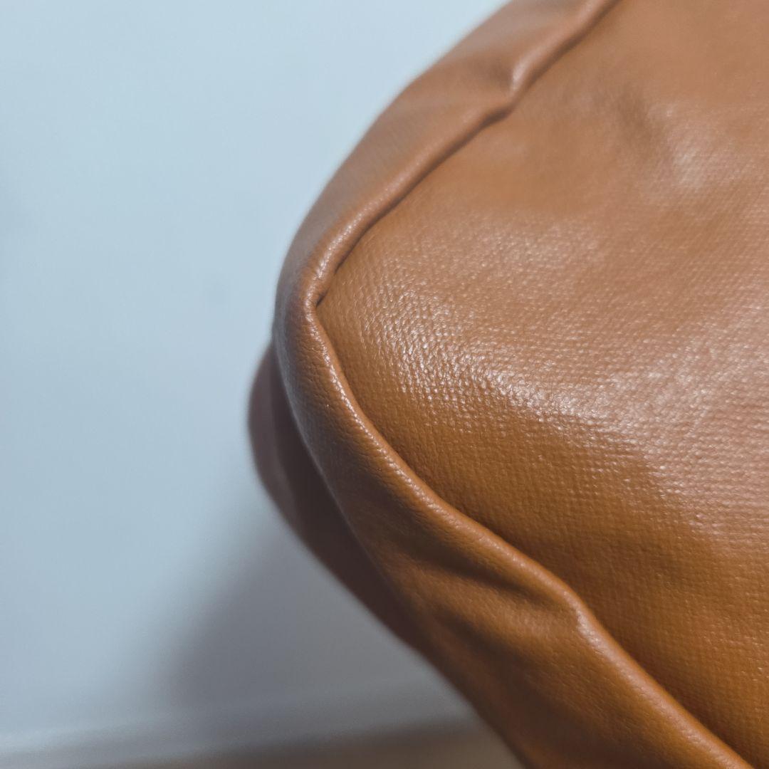 PORTERブラウンレザーショルダーバッグ