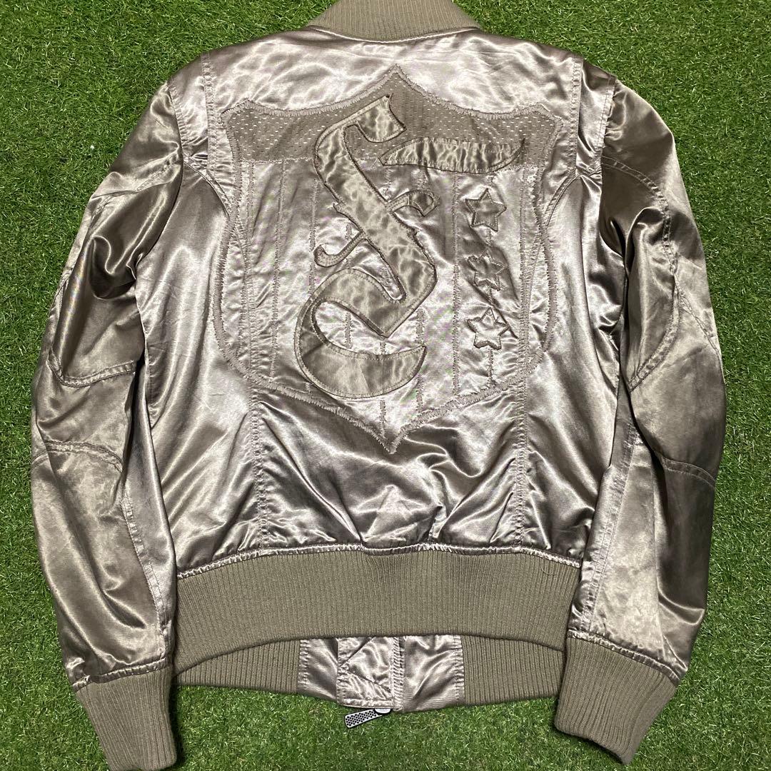 DIESEL シルバー スカジャン Mサイズ