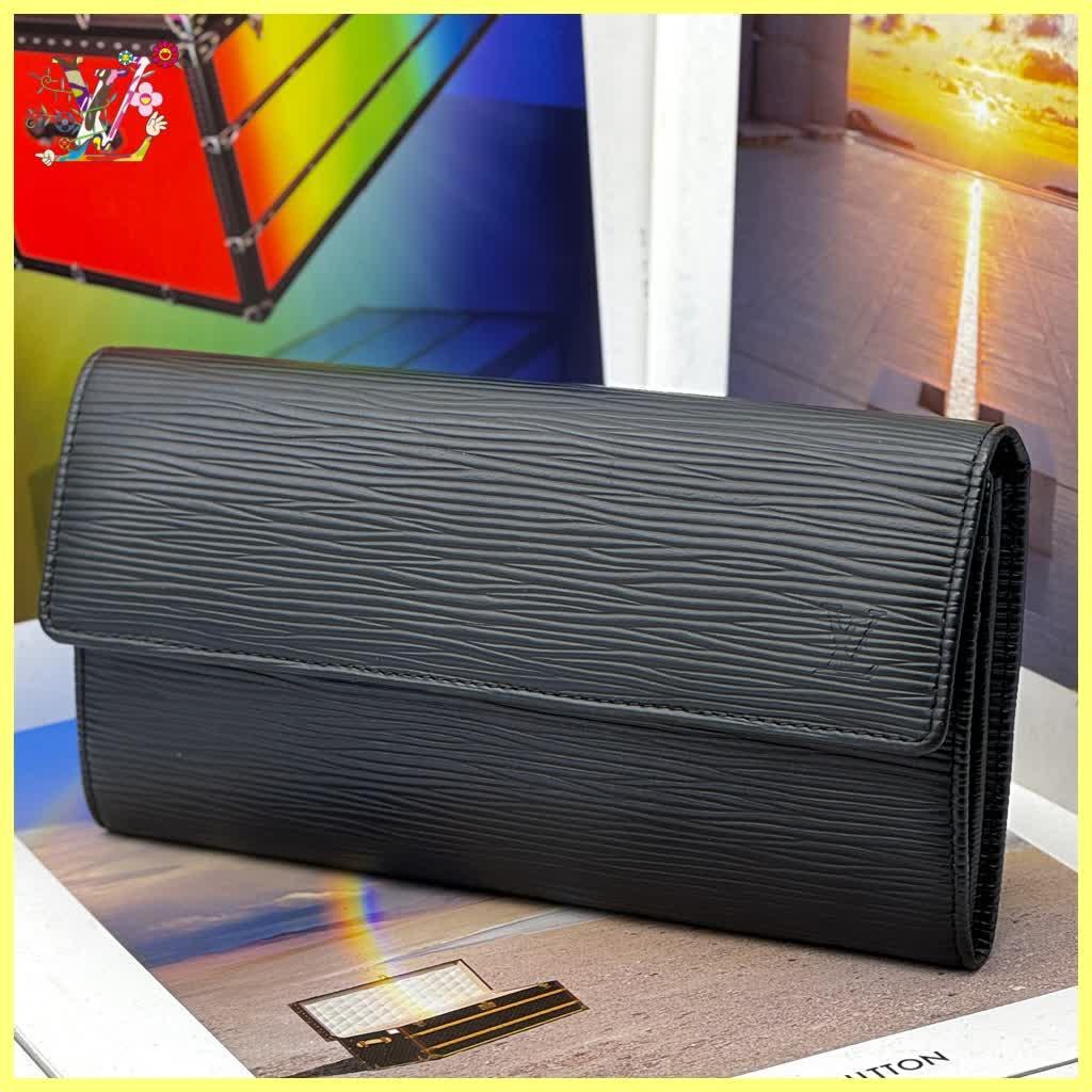 極上品 ルイヴィトン　ポルトフォイユサラ エピ　ノワール　長財布 A13
