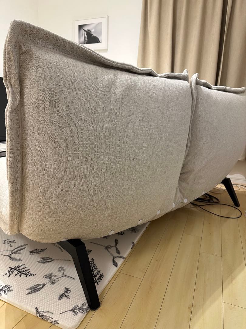 ligneroset カラン ソファ 木製脚付き