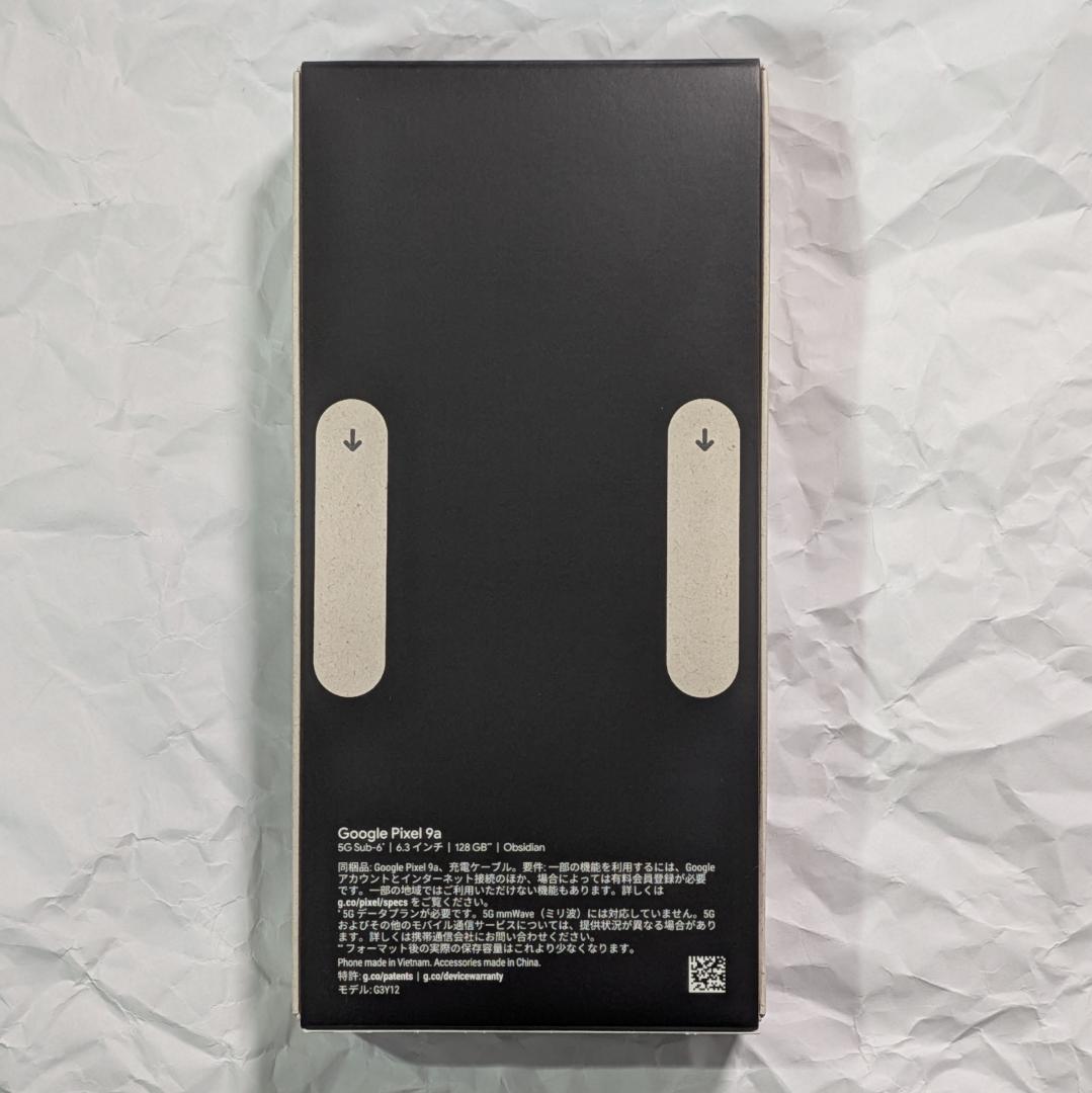 Google Pixel 9a Obsidian 128GB SIMフリー