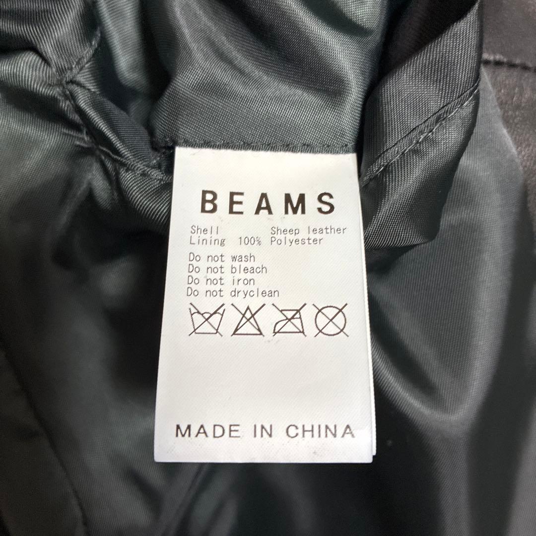 BEAMS ライダースジャケット