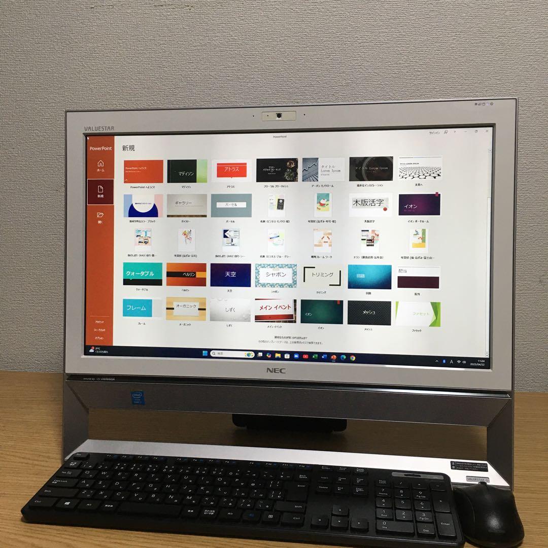 NEC VALUESTAR 一体型 デスクトップ Win11 i7 SSD 取説