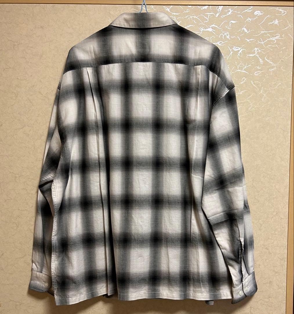 降谷・KJ着　COOTIE ombre check shirt