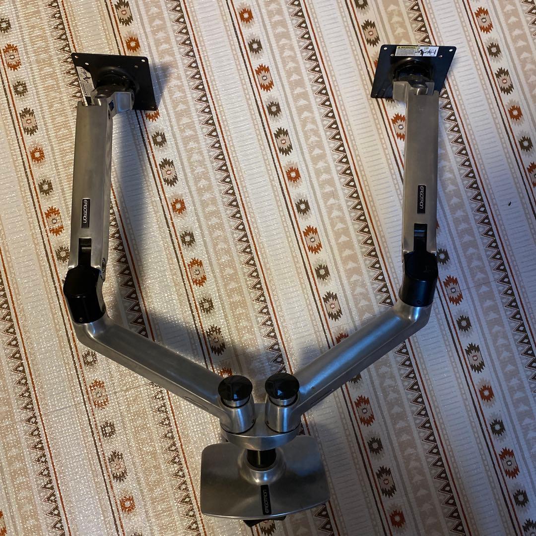 【14日18時まで 最安値 最終】エルゴトロン LXデュアルデスクマウントアーム