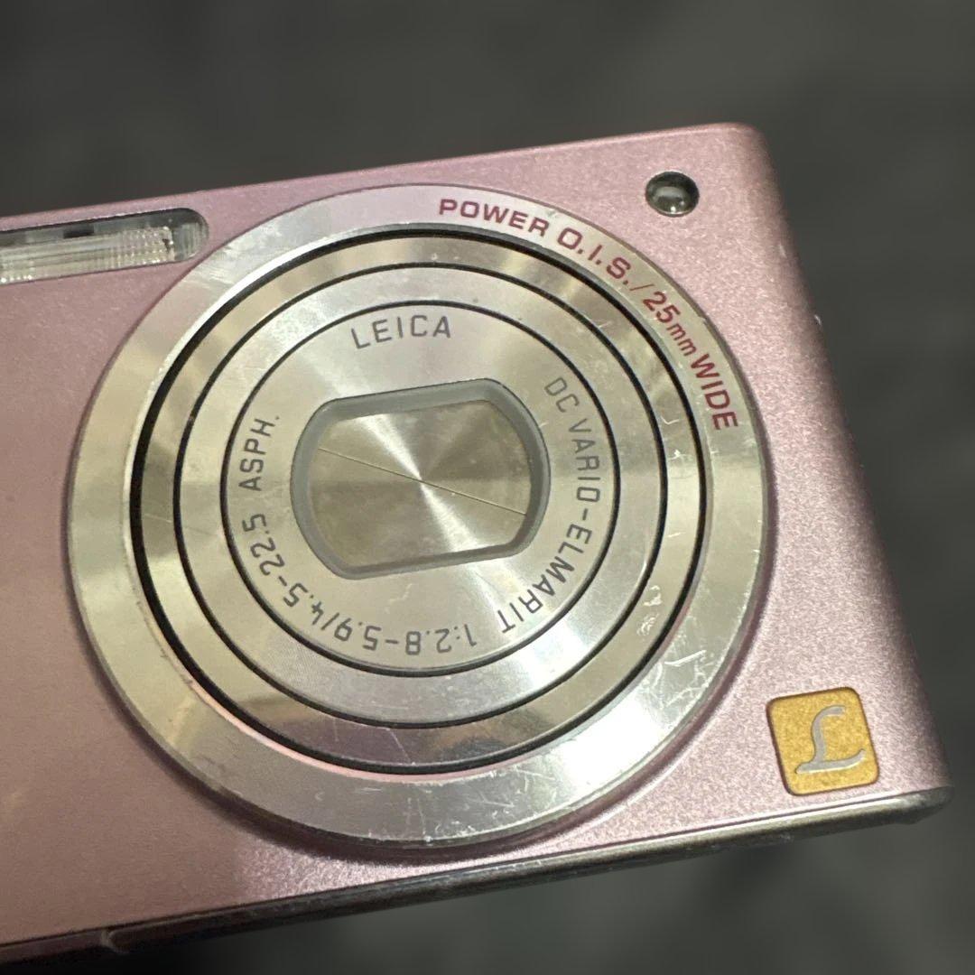 美品！パナソニック LUMIX DMC-FX60 デジカメ　ピンク　充電池2個付
