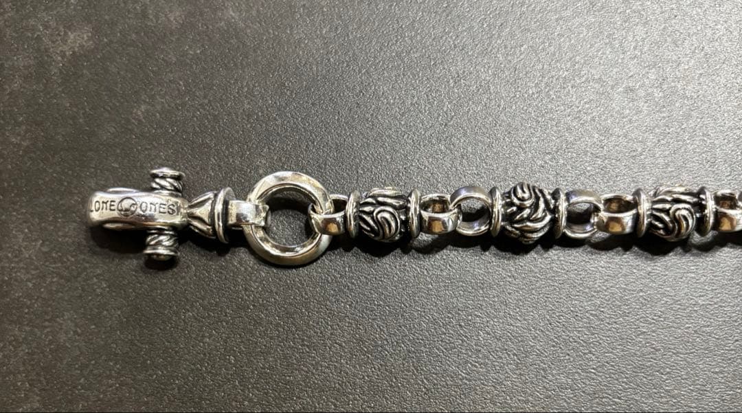 VINTAGE シルバー ビーズデザイン ブレスレット