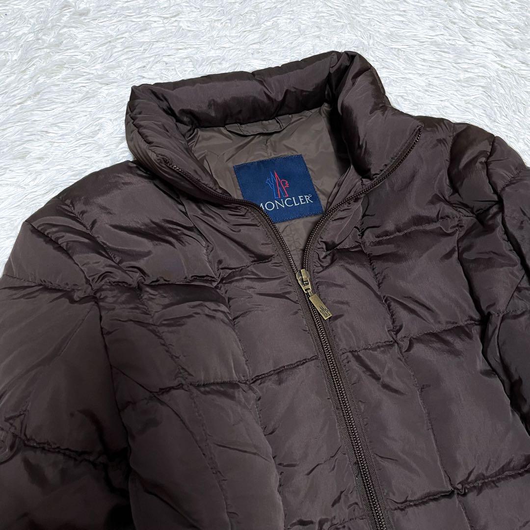 希少✨モンクレール ロング ダウンコート ロングコート 青タグ サイズ1