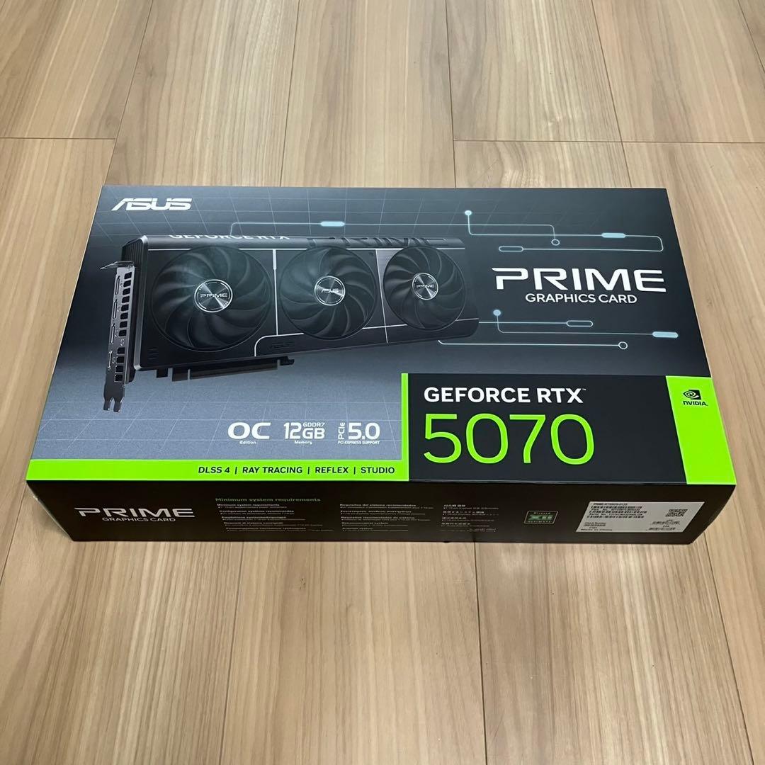 新品未使用　GRAPHICS CARD PRIME RTX 5070