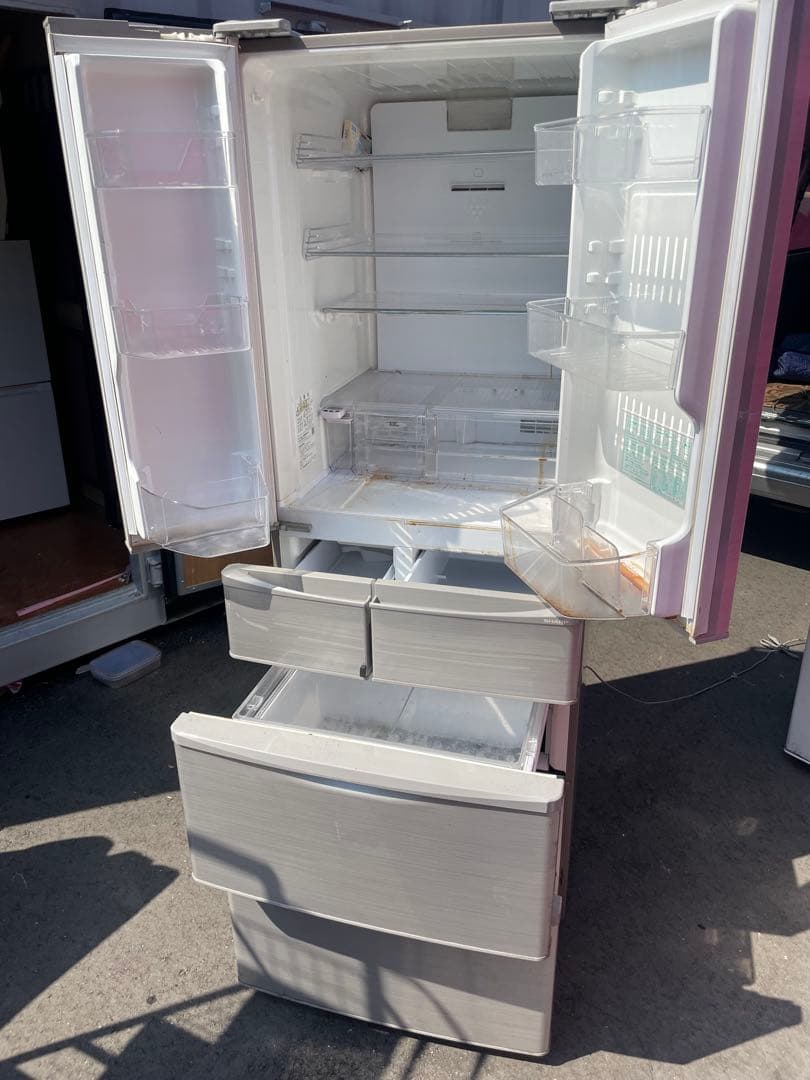 直接引き取り　シャープ　6ドア　冷蔵庫　455L　SJ-F462D 2018年