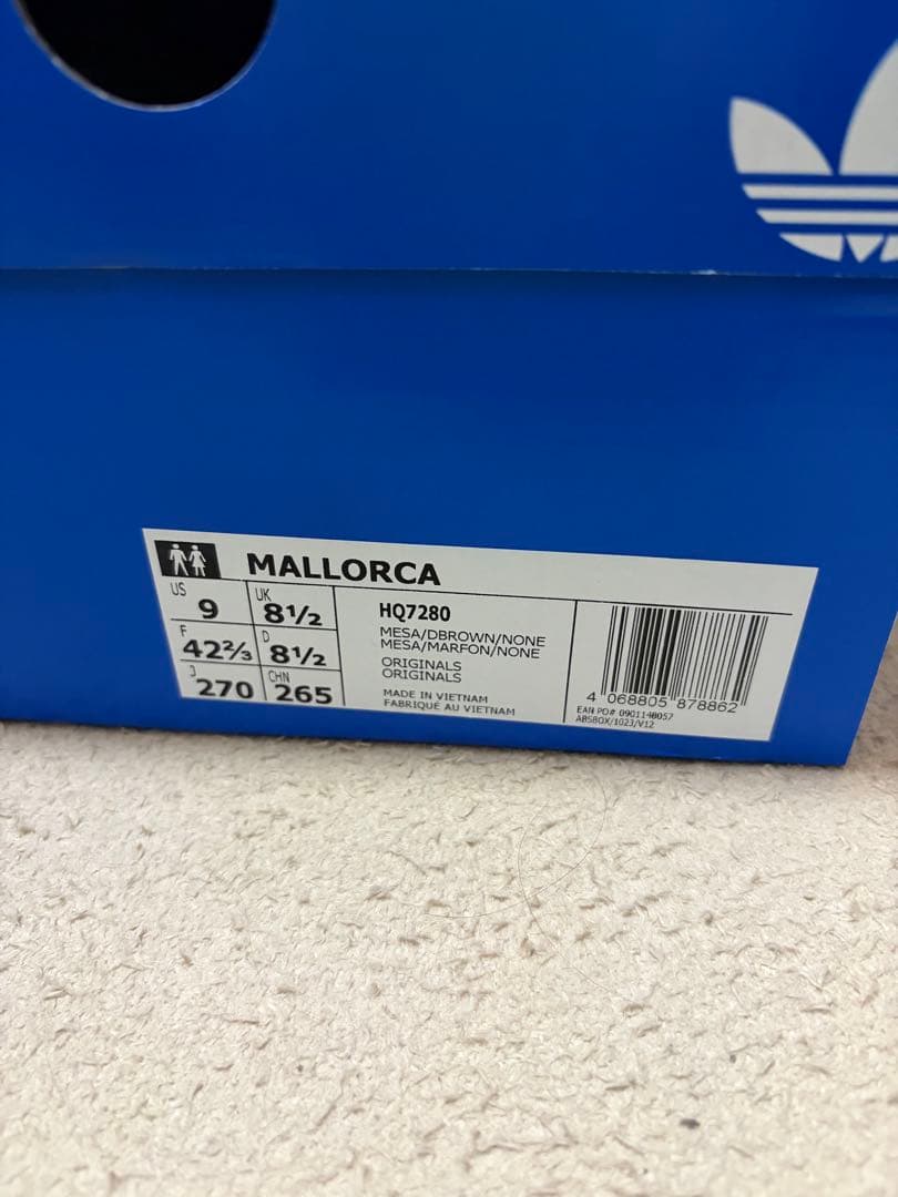 【即購入OK】【新品】 adidas MALLORCA 27cm 箱、タグ付き