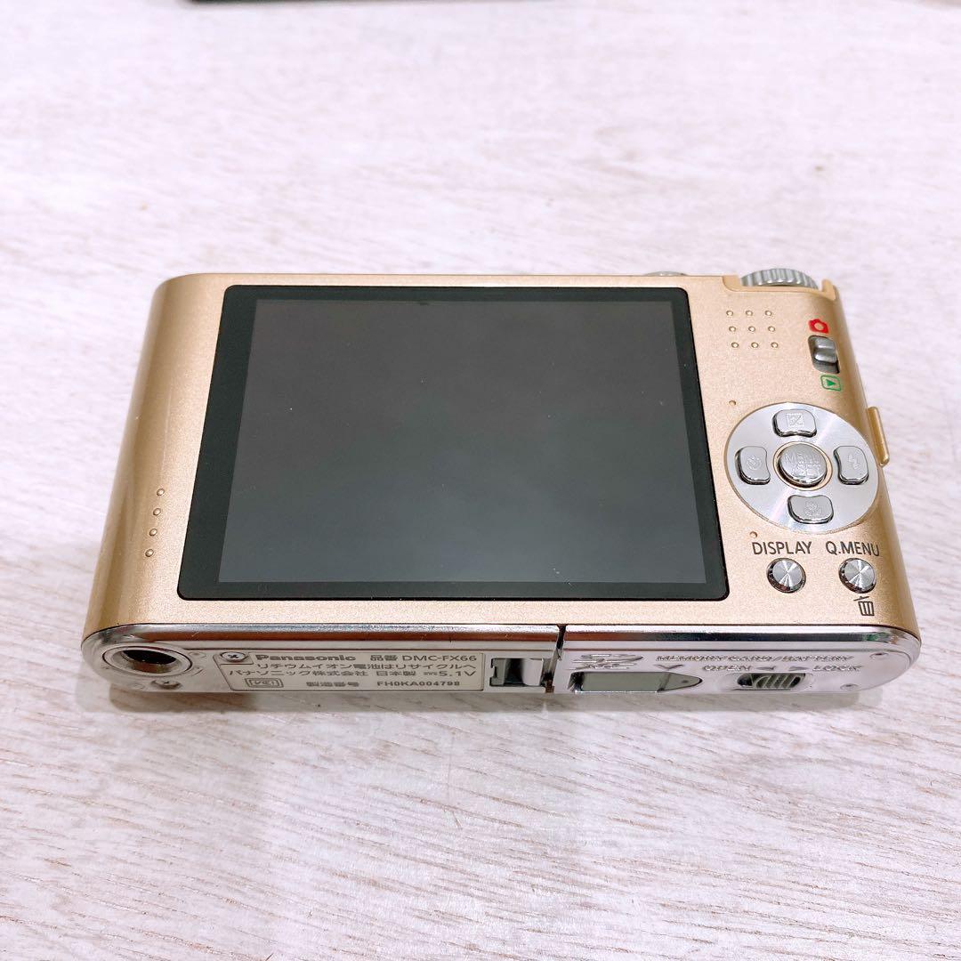 【美品】Panasonic Lumix FX66 ゴールド　ルミックス