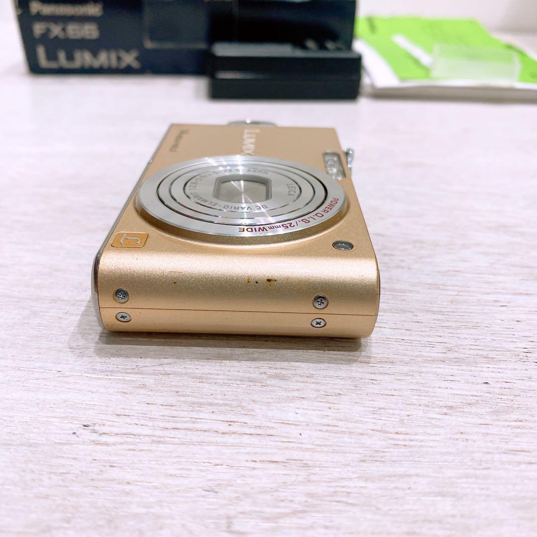 【美品】Panasonic Lumix FX66 ゴールド　ルミックス