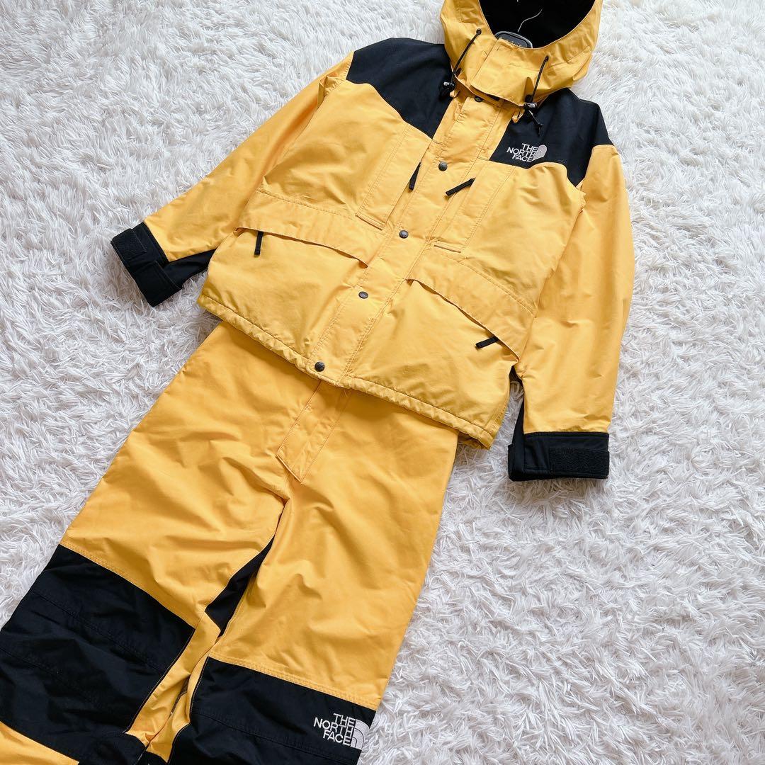 美品 希少 ノースフェイス ゴアテックス セットアップ L 防水 防風 登山