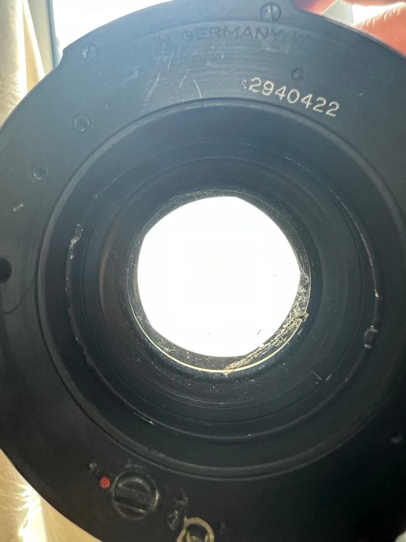 6枚玉 1956年製造 C80mm シルバー メタルショートフード キャップ付属