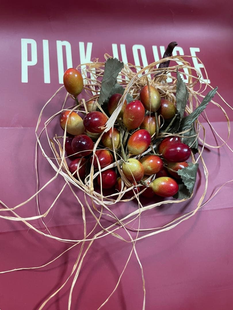 【希少】【美品】ワンダフルワールド ピンクハウス コサージュ ブローチ