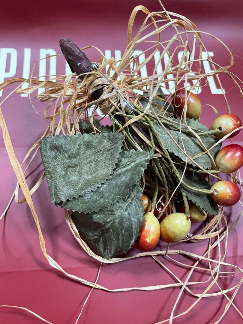 【希少】【美品】ワンダフルワールド ピンクハウス コサージュ ブローチ