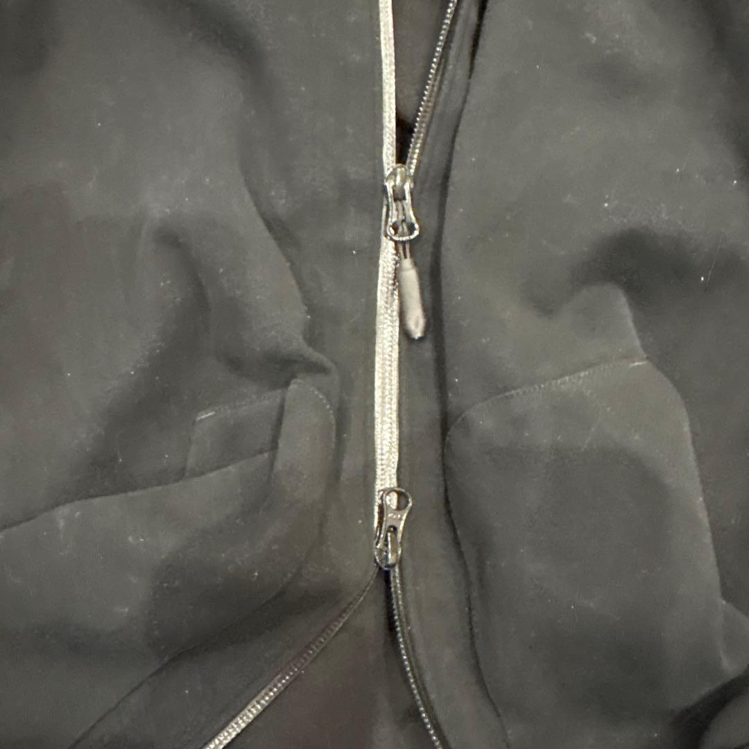 SWITCHBLADE フード付きブラックロングジャケット