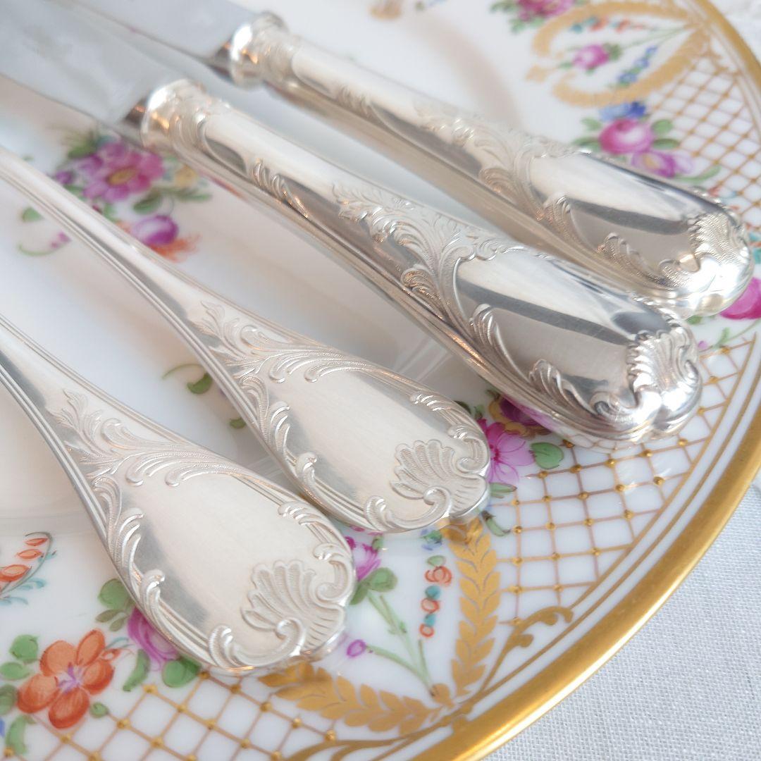 クリストフル　マルリー　テーブルナイフ　　ヴィンテージ　2本組