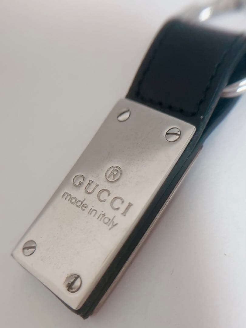 グッチ　GUCCI キーホルダー　キーリング　シルバー　未使用品
