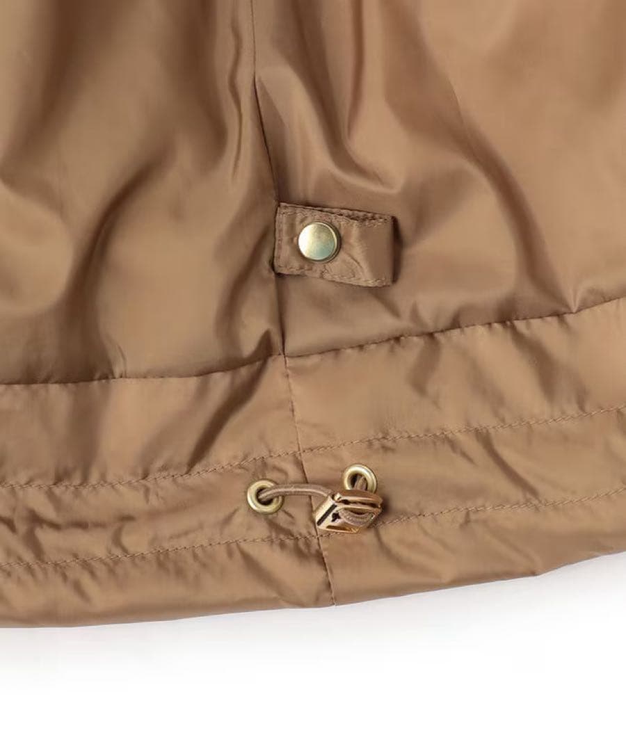 23区今季新品Oggi掲載シレータフタ ハイネック ショート ダウンコート 38