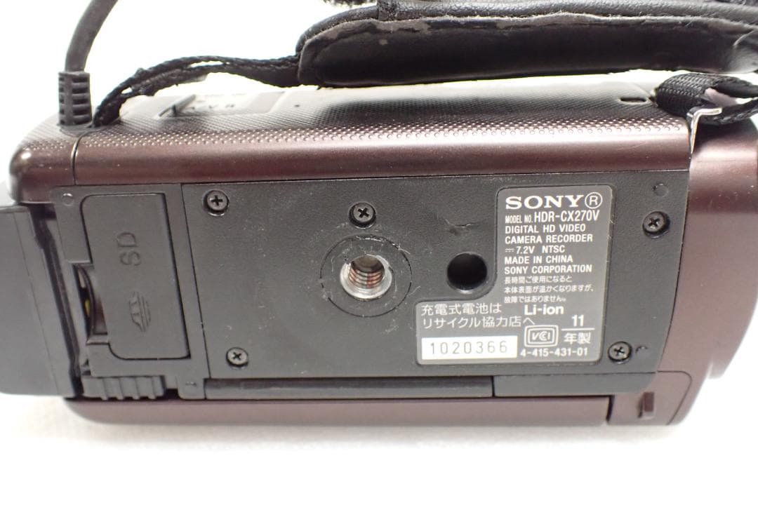 ソニー ハンディカム HDR-CX270V ビデオカメラ 音楽会 B6-A