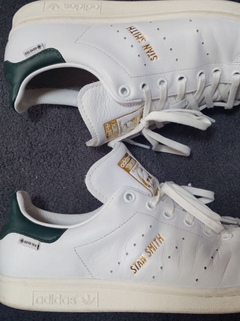 adidas Stan Smith ホワイトxグリーン　GORE-TEX