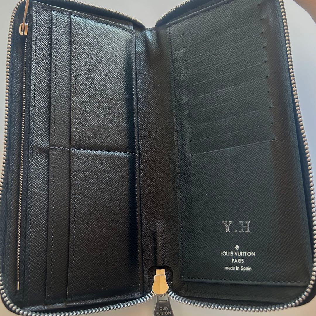 Louis vitton 長財布 タイガ ブラック 【刻印あり】