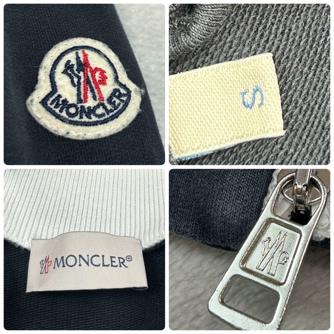 K951 S モンクレール ジップアップ ワッペン ブルゾン ネイビー メンズ