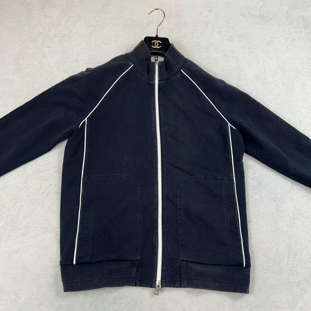 K951 S モンクレール ジップアップ ワッペン ブルゾン ネイビー メンズ