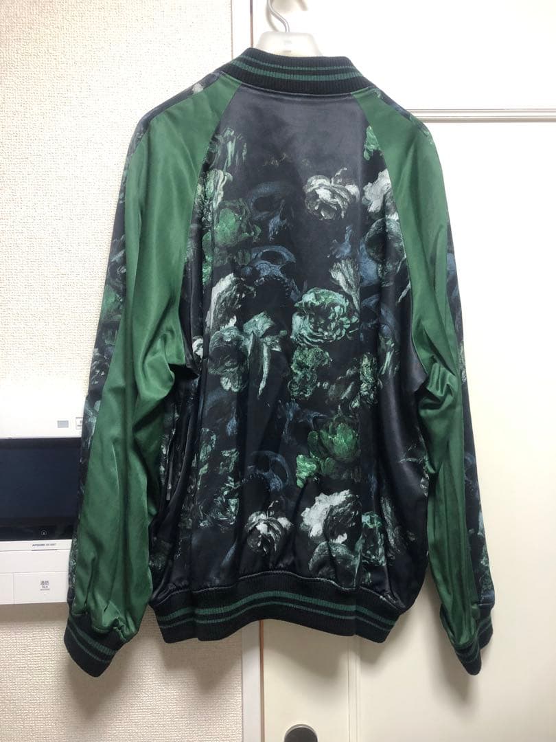 LAD MUSICIAN フローラル フラワー スカル スカジャン ブルゾン