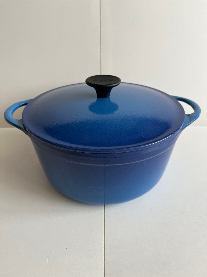廃盤　希少　クーザンス 両手鍋　ブルー　20cm
