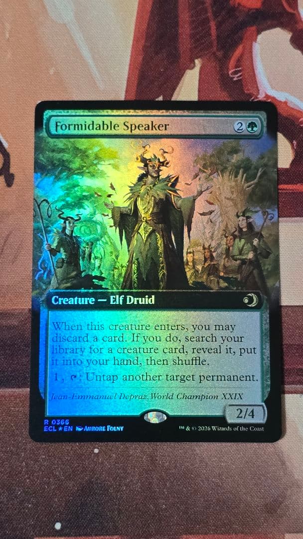 mtg 並外れた語り部 フルアート英語foil