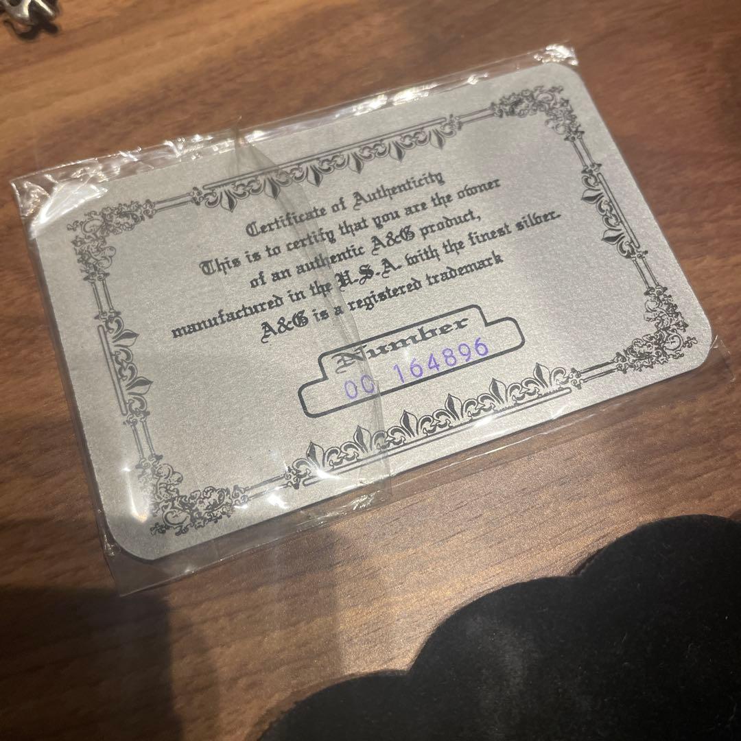 A&G シルバーネックレス　約25年前購入