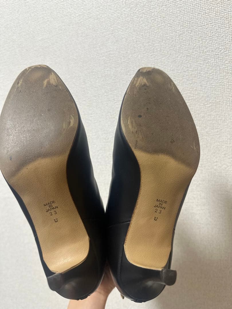 ダイアナ　DIANA ショートブーツ　ブラック　黒　レザー　革　バックファスナー