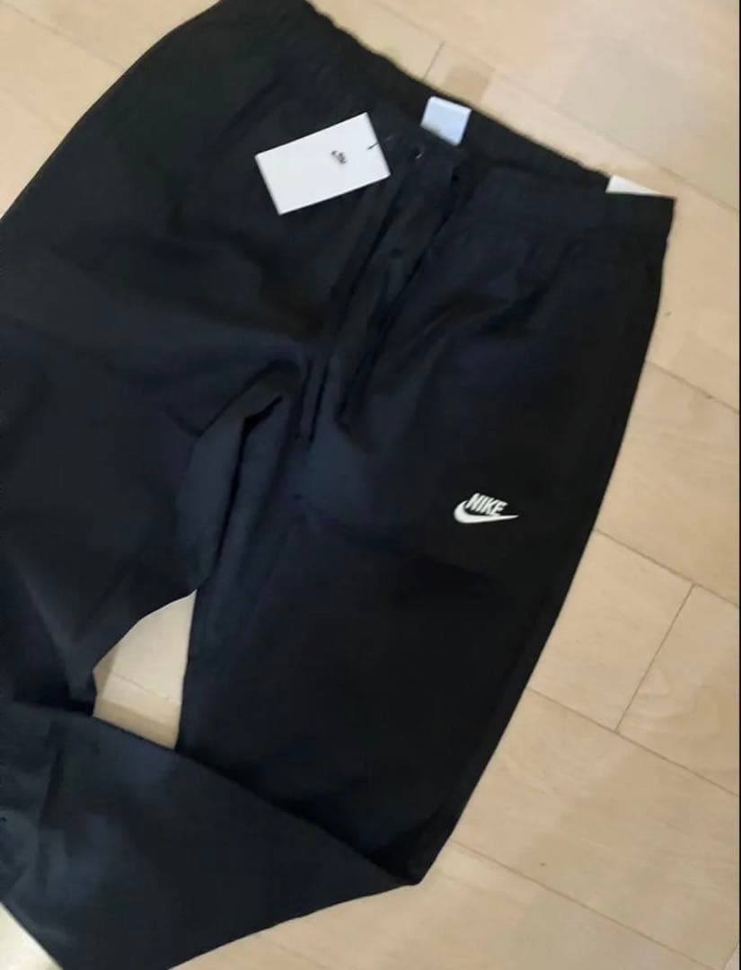 L ☆新品タグ付☆ ナイキ ウーブンパンツ メンズ カフ ジョガー ブラック