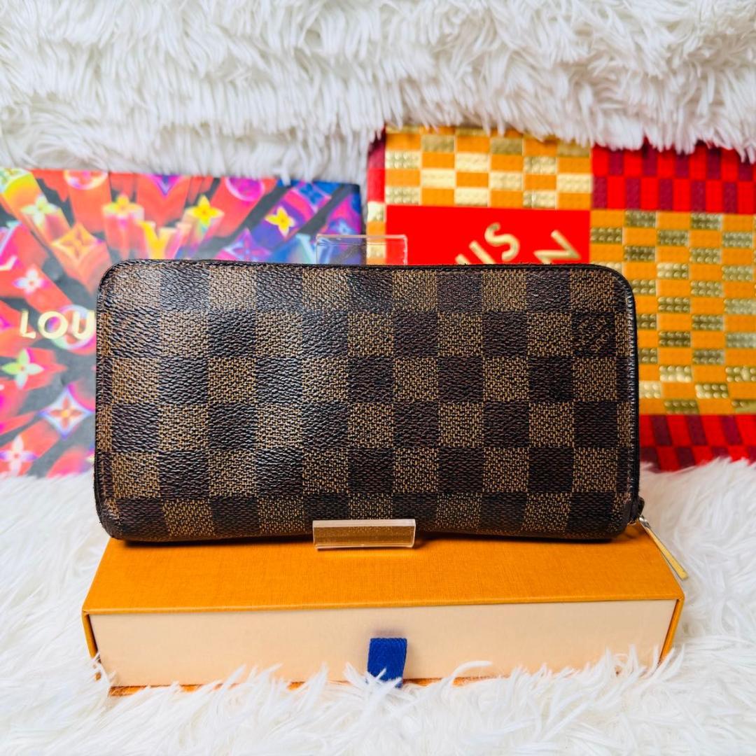 【セール】ルイヴィトン ダミエ ジッピーウォレット ラウンドファスナー 長財布