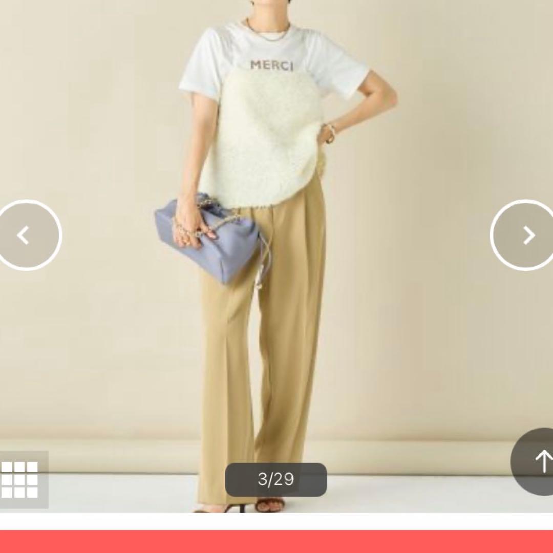 テープチュール刺繍キャミブラウス