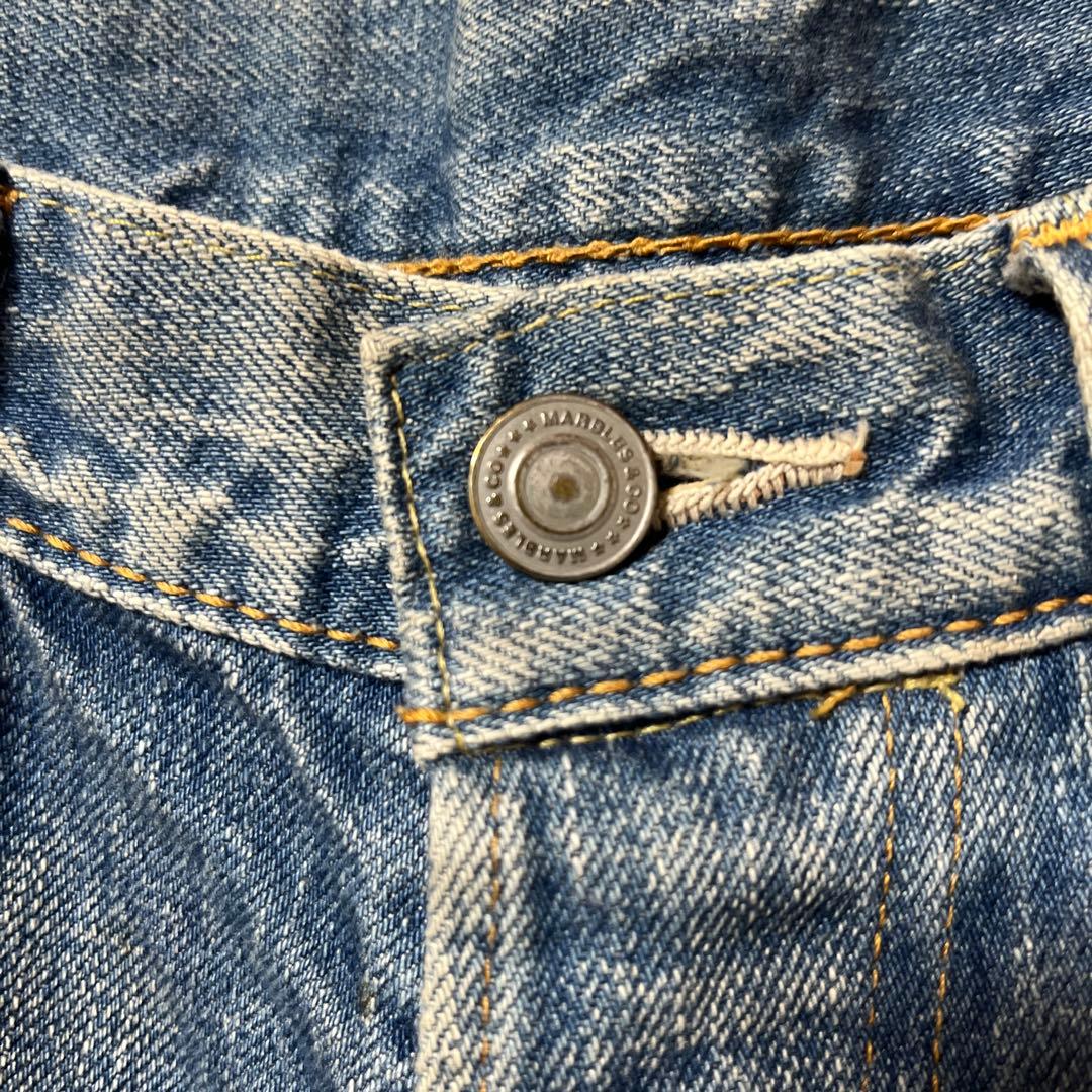 超希少　Marbles デニム　三浦翔平着用　ヴィンテージ　マーブルズ　Ｌ　赤耳