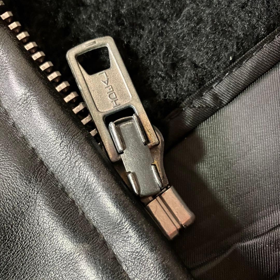 USA製 Schott 襟付き ライダース/ボアライナー/36/652