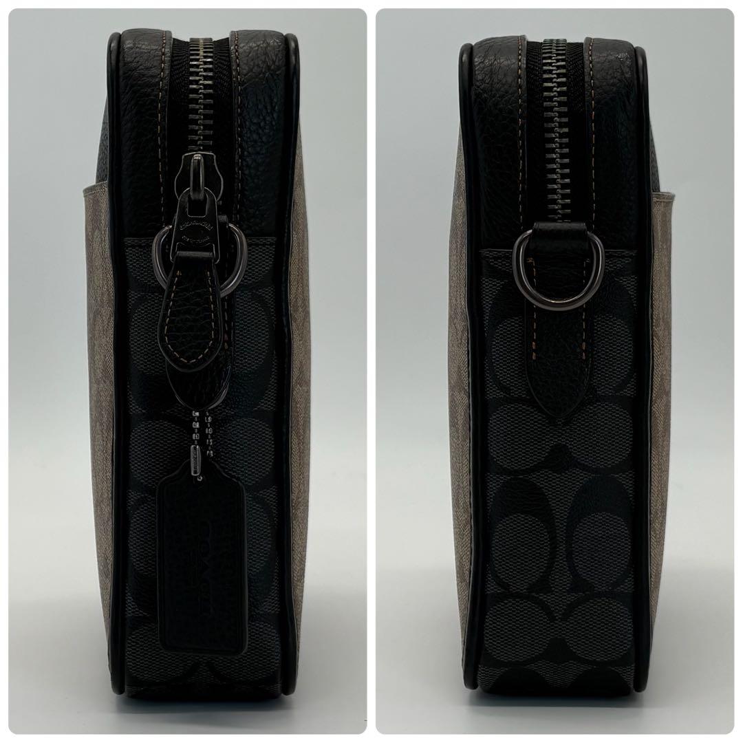 極美品✨コーチ ショルダーバッグ サリバン PVC シボ革 シグネチャー