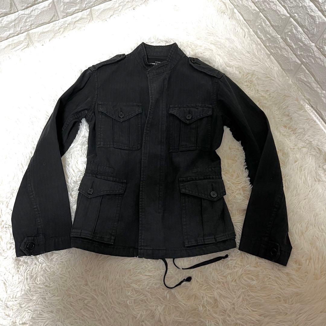 トリコ コムデギャルソン✨ミリタリージャケット 黒 S