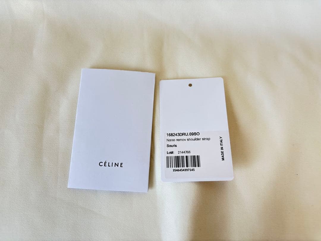 【35happy】美品 旧ロゴ セリーヌ ラゲージ ナノ スリバッグ 正規