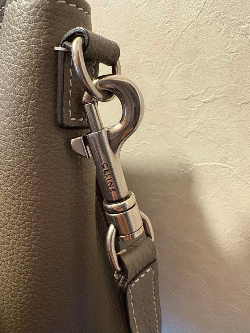 【35happy】美品 旧ロゴ セリーヌ ラゲージ ナノ スリバッグ 正規