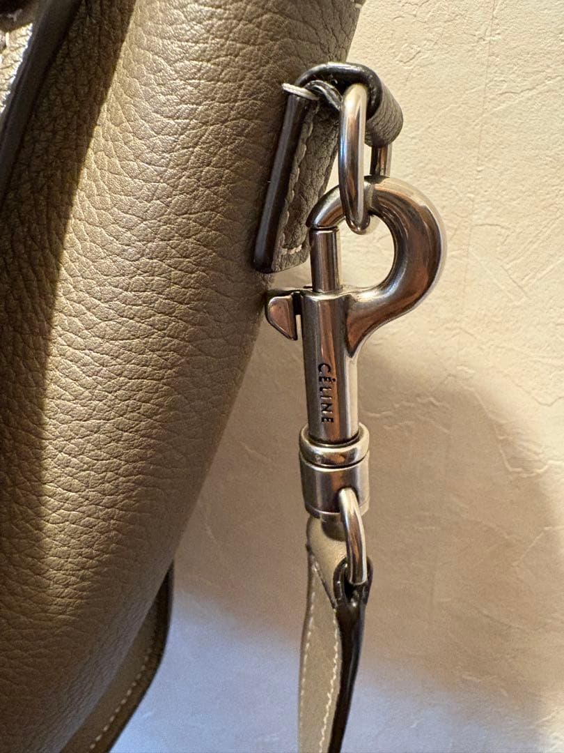 【35happy】美品 旧ロゴ セリーヌ ラゲージ ナノ スリバッグ 正規