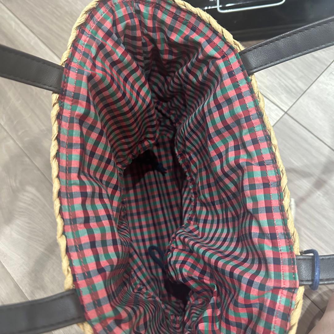 【美品】ファミリア　2021夏 70周年記念かごバッグ